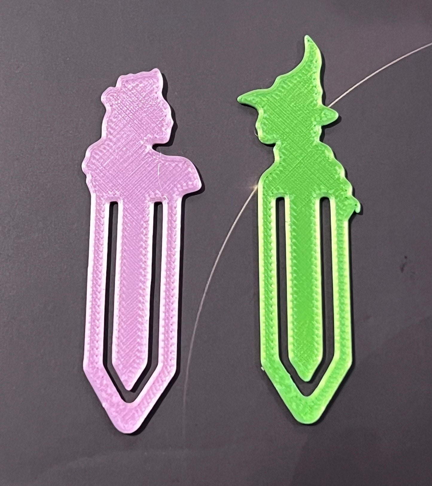 Wicked inspired bookmark set, Glinda, Galinda, Elphaba
