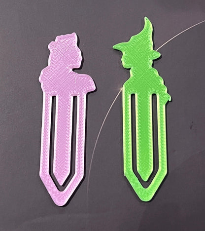 Wicked inspired bookmark set, Glinda, Galinda, Elphaba