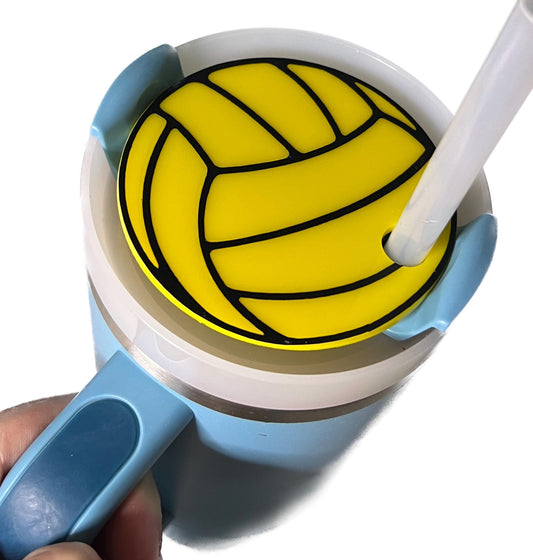 Custom Volleyball Stanley Tumbler Topper - Personalized Name and Color Options - Sports - Gift for Players Coaches Fans - Free Shipping