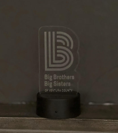 Custom LED Acrylic Sign • Personalized Night Light • Engraved • Wedding Table Number • Birthday Gift • Zodiac Sign Lamp