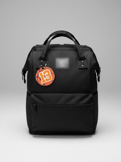 Basketball Bag Tag Team – Custom/Personalized Acrylic Name Tag for Backpacks, Gear Bags & Team Gifts - FREE SHIPPING